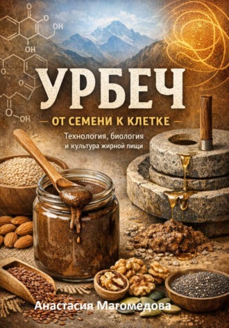 Обложка книги «Урбеч. От семени к клетке: технология, биология и культура жирной пищи»