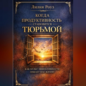 Обложка книги «Когда продуктивность становится тюрьмой: как культ эффективности лишает нас жизни»