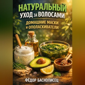 Обложка книги «Натуральный Уход за Волосами Домашние Маски и Ополаскиватели»