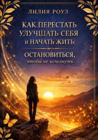 Обложка книги «Как перестать улучшать себя и начать жить: остановиться, чтобы не исчезнуть»