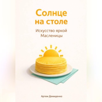 Обложка книги «Солнце на столе: Искусство яркой Масленицы»
