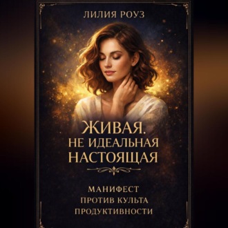 Обложка книги «Живая. Не идеальная. Настоящая. Манифест против культа продуктивности»
