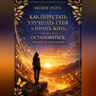 Обложка книги «Как перестать улучшать себя и начать жить: остановиться, чтобы не исчезнуть»
