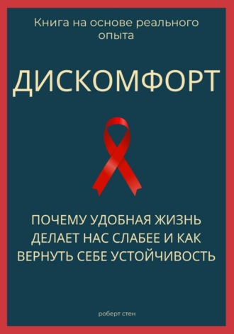 Обложка книги «Дискомфорт. Почему удобная жизнь делает нас слабее и как вернуть себе устойчивость»