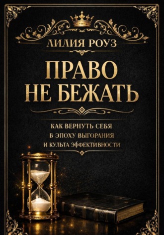 Обложка книги «Право не бежать: как вернуть себя в эпоху выгорания и культа эффективности»