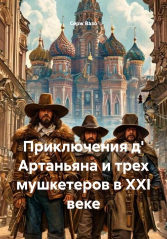 Обложка книги «Приключения д' Артаньяна и трех мушкетеров в XXI веке»