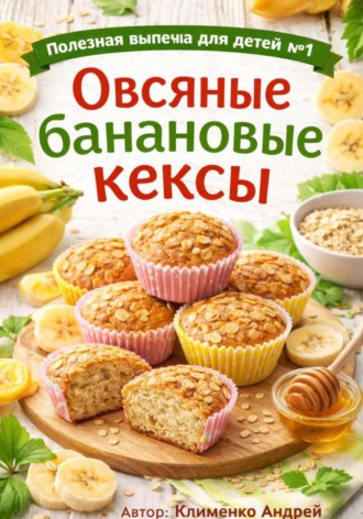 Обложка книги «Овсяные банановые кексы»