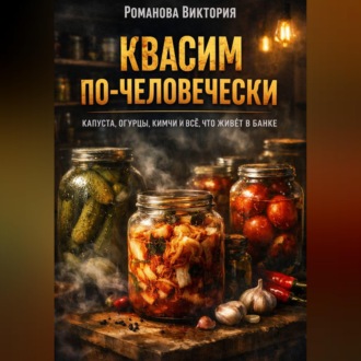 Обложка книги «Квасим по-человечески: капуста, огурцы, кимчи и всё, что живёт в банке»