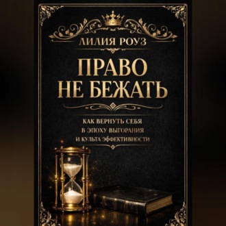 Обложка книги «Право не бежать: как вернуть себя в эпоху выгорания и культа эффективности»