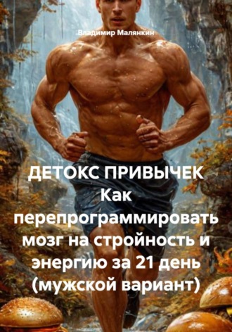 Обложка книги «Детокс привычек. Как перепрограммировать мозг на стройность и энергию за 21 день (мужской вариант)»