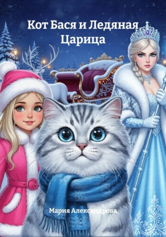Обложка книги «Кот Бася и Ледяная Царица»