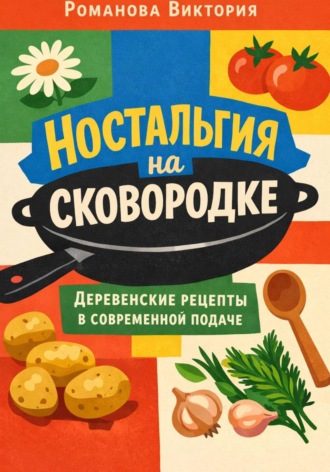 Обложка книги «Ностальгия на сковородке: деревенские рецепты в современной подаче»