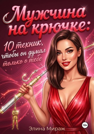 Обложка книги «Мужчина на крючке: 10 техник, чтобы он думал только о тебе»