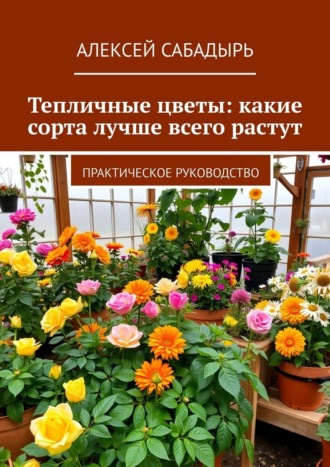Обложка книги «Тепличные цветы: какие сорта лучше всего растут. Практическое руководство»