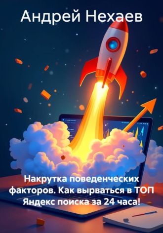 Обложка книги «Накрутка поведенческих факторов. Как вырваться в ТОП Яндекс поиска за 24 часа!»
