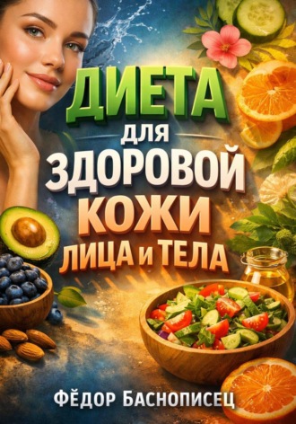 Обложка книги «Диета для Здоровой Кожи Лица и Тела»