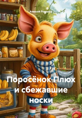 Обложка книги «Поросёнок Плюх и сбежавшие носки»