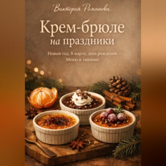 Обложка книги «Крем-брюле на праздники: Новый год, 8 марта, день рождения – меню и тайминг»