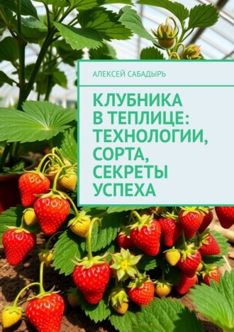 Обложка книги «Клубника в теплице: технологии, сорта, секреты успеха»