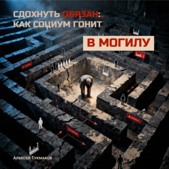 Обложка книги «Сдохнуть обязан: Как социум гонит в могилу»