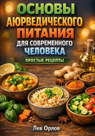 Обложка книги «Основы Аюрведического Питания для Современного Человека: Простые Рецепты»