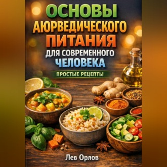 Обложка книги «Основы Аюрведического Питания для Современного Человека Простые Рецепты»
