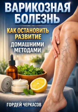 Обложка книги «Варикозная болезнь как остановить развитие домашними методами»