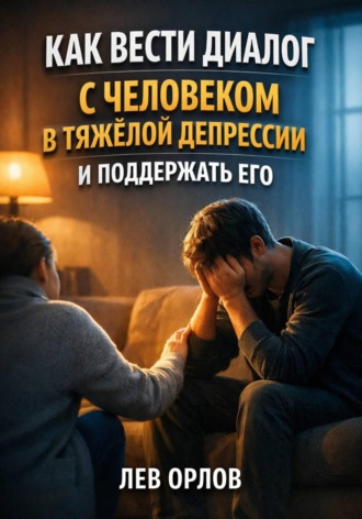 Обложка книги «Как вести диалог с человеком в тяжелой депрессии и поддержать его»