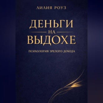 Обложка книги «Деньги на выдохе. Психология зрелого дохода»