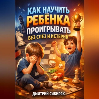 Обложка книги «Как научить ребенка проигрывать без слез и истерик»