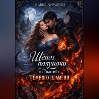 Обложка книги «Шёпот полуночи в объятиях тёмного пламени»