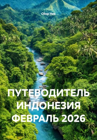 Обложка книги «ПУТЕВОДИТЕЛЬ ИНДОНЕЗИЯ ФЕВРАЛЬ 2026»