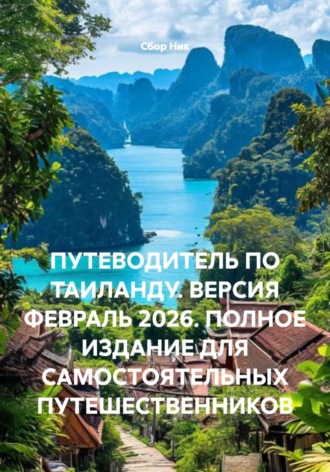 Обложка книги «ПУТЕВОДИТЕЛЬ ПО ТАИЛАНДУ. ВЕРСИЯ ФЕВРАЛЬ 2026. ПОЛНОЕ ИЗДАНИЕ ДЛЯ САМОСТОЯТЕЛЬНЫХ ПУТЕШЕСТВЕННИКОВ»