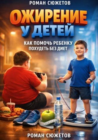 Обложка книги «Ожирение у детей как помочь ребенку похудеть без диет»