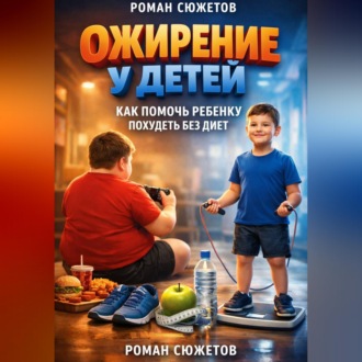 Обложка книги «Ожирение у детей как помочь ребенку похудеть без диет»