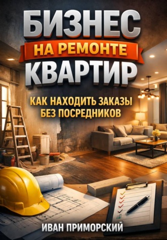 Обложка книги «Бизнес на ремонте квартир как находить заказы без посредников»