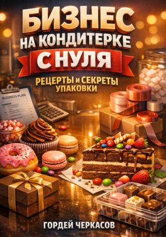Обложка книги «Бизнес на кондитерке с нуля рецепты и секреты упаковки»