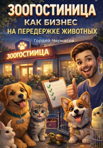 Обложка книги «Зоогостиница как бизнес на передержке животных»