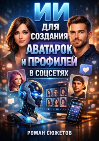 Обложка книги «ИИ для создания аватарок и профилей в соцсетях»