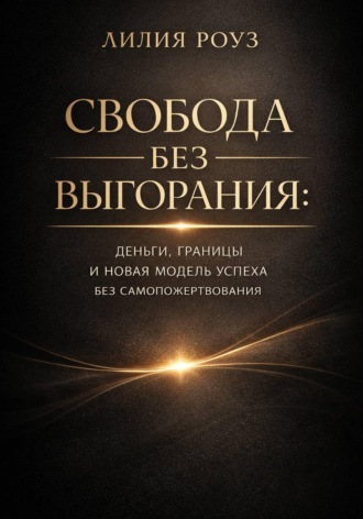 Обложка книги «Свобода без выгорания: Деньги, границы и новая модель успеха без самопожертвования»