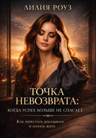 Обложка книги «Точка невозврата: когда успех больше не спасает. Как перестать доказывать и начать жить»
