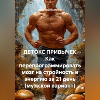 Обложка книги «ДЕТОКС ПРИВЫЧЕК Как перепрограммировать мозг на стройность и энергию за 21 день (мужской вариант)»