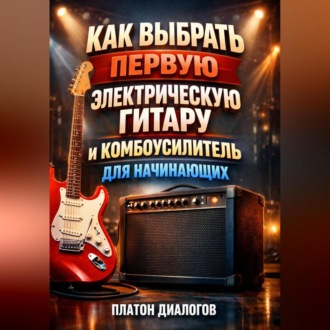 Обложка книги «Как выбрать первую электрическую гитару и комбоусилитель для начинающих»