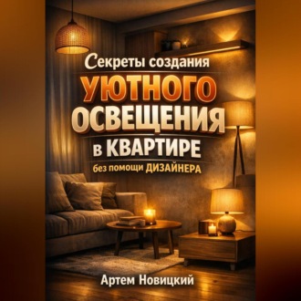 Обложка книги «Секреты создания уютного освещения в квартире без помощи дизайнера»