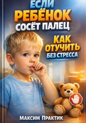 Обложка книги «Если ребенок сосет палец. Как отучить без стресса»