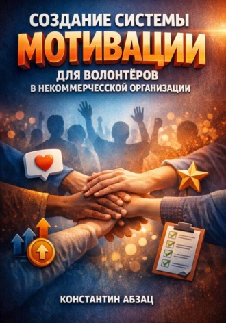 Обложка книги «Создание системы мотивации для волонтеров в некоммерческой организации»