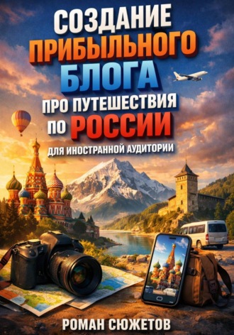 Обложка книги «Создание прибыльного блога про путешествия по России для иностранной аудитории»