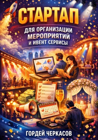 Обложка книги «Стартап для организации мероприятий и ивент сервисы»
