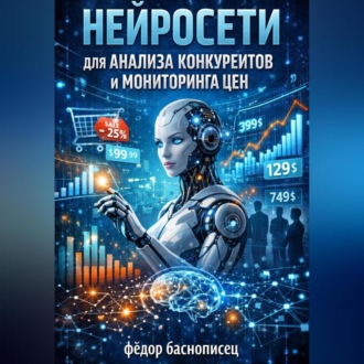 Обложка книги «Нейросети для анализа конкурентов и мониторинга цен»