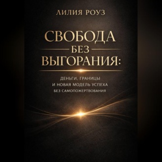 Обложка книги «Свобода без выгорания: Деньги, границы и новая модель успеха без самопожертвования»